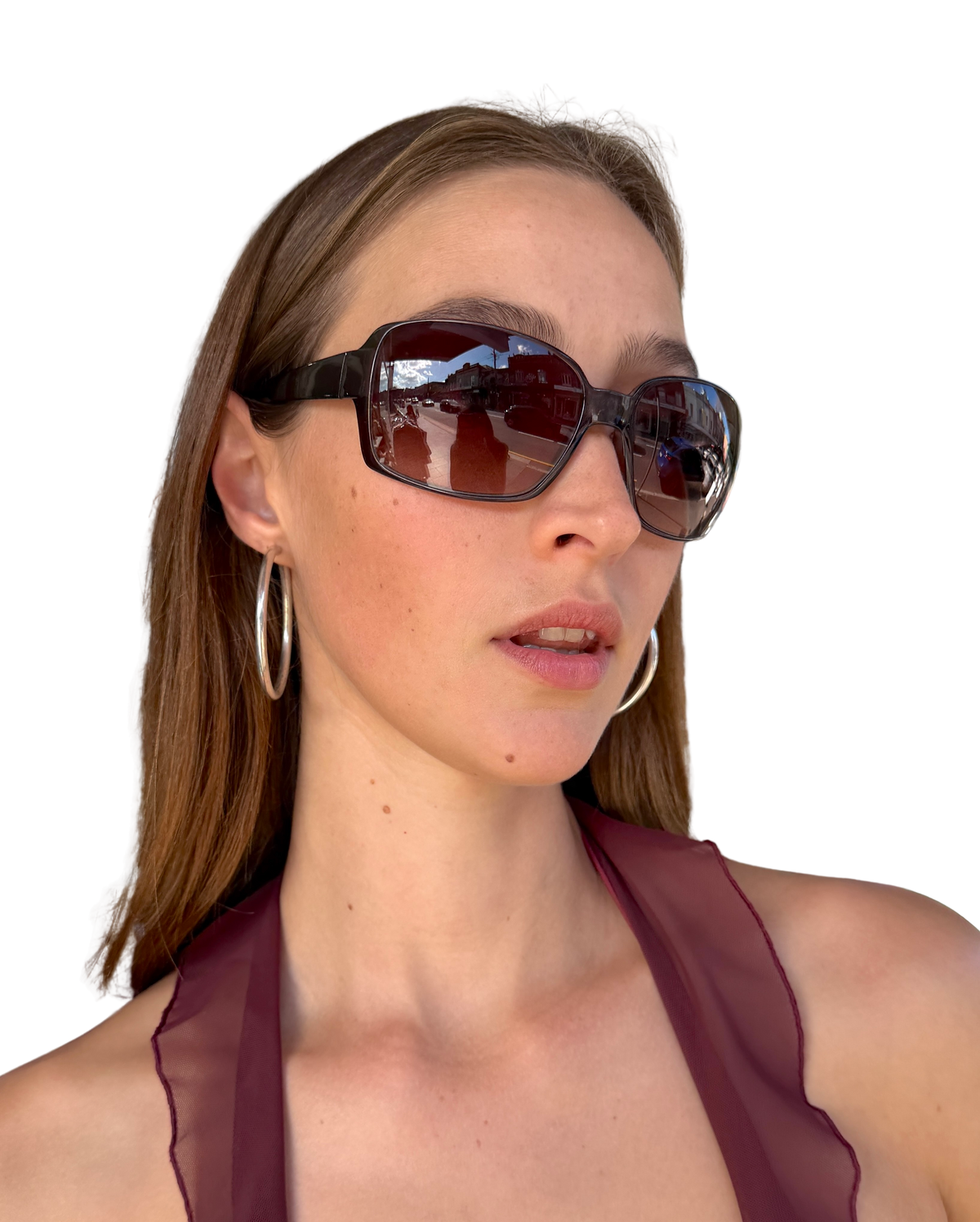 Sharp Brown Sunglasses