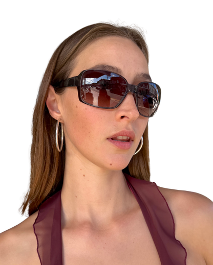 Sharp Brown Sunglasses