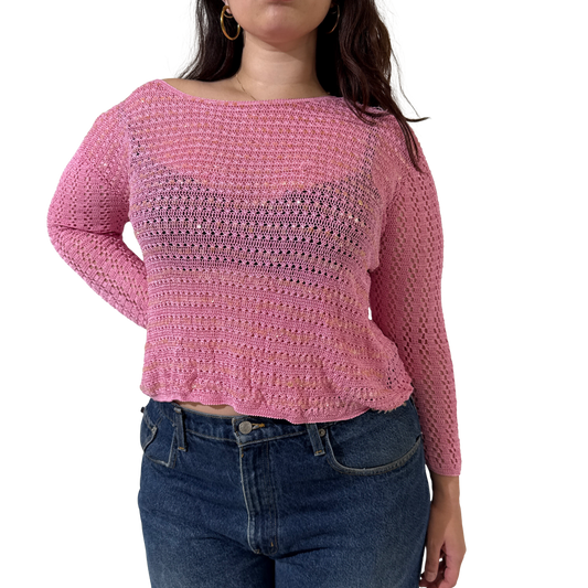 Pink Knitted Sweater