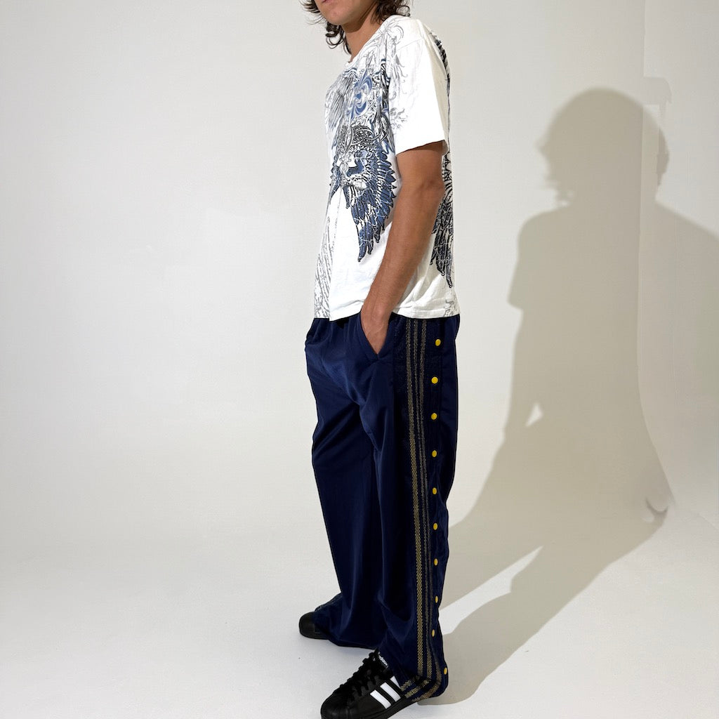 90s Adidas Snap up Trackpants