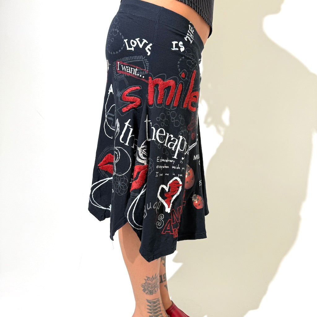 Desigual 2000s Embroidered Skirt