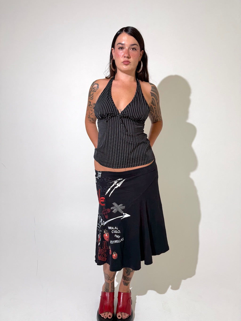 Desigual 2000s Embroidered Skirt