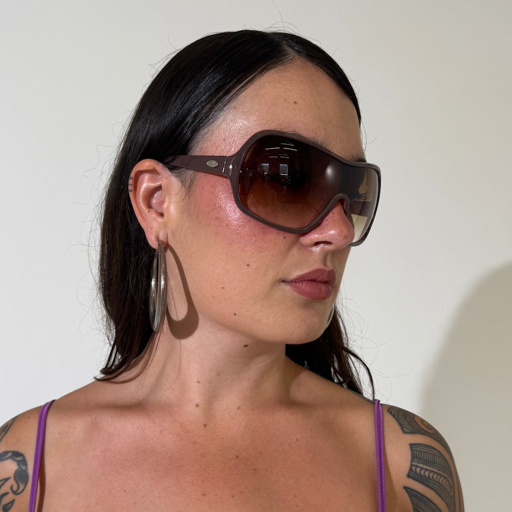 Babe Shield 2000s Sunglasses
