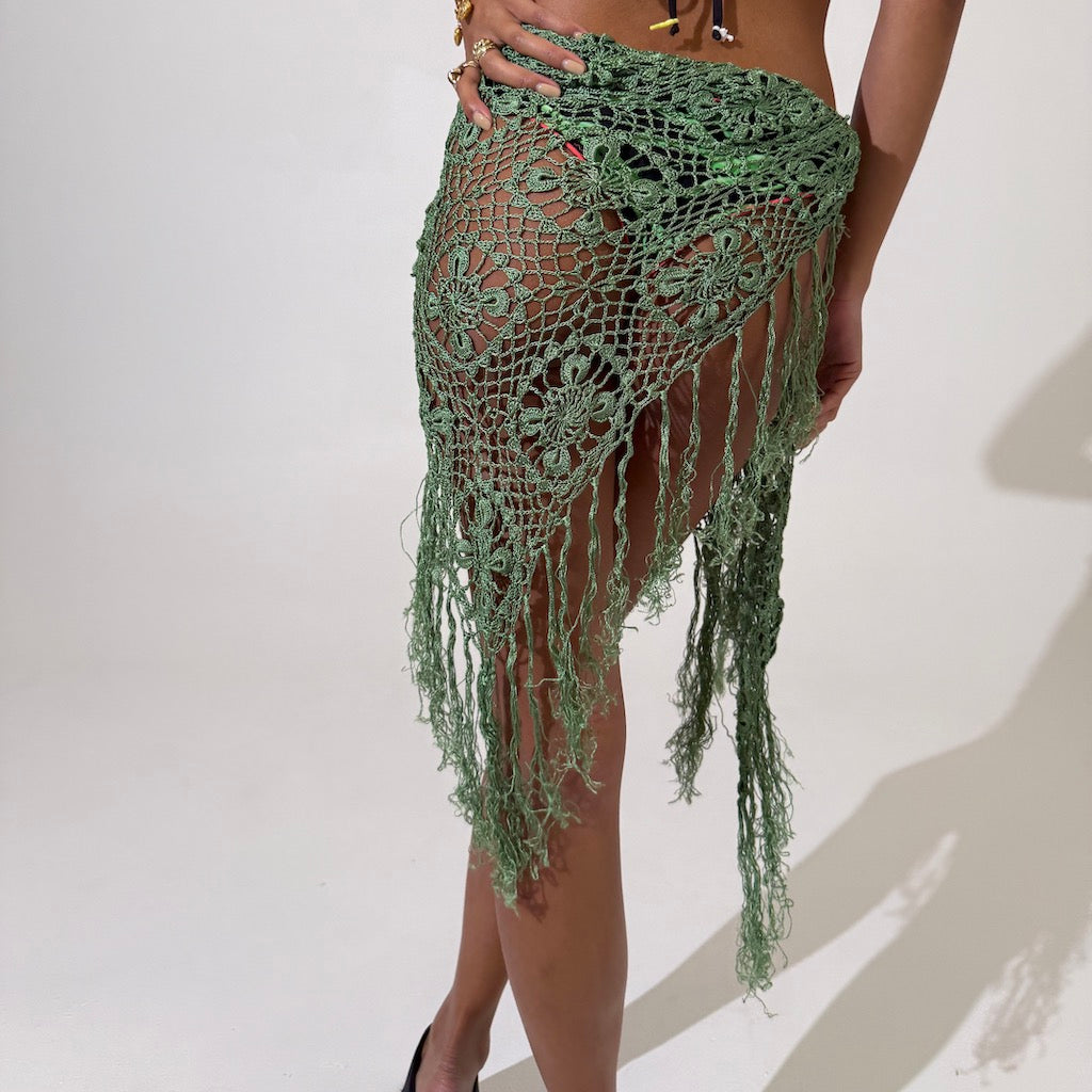 Crochet Scarf Top Cover up