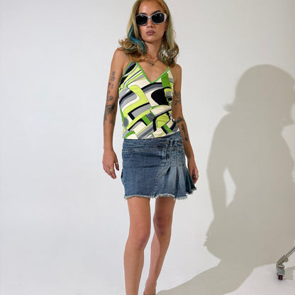 60s Mod Halter Tankini Singlet