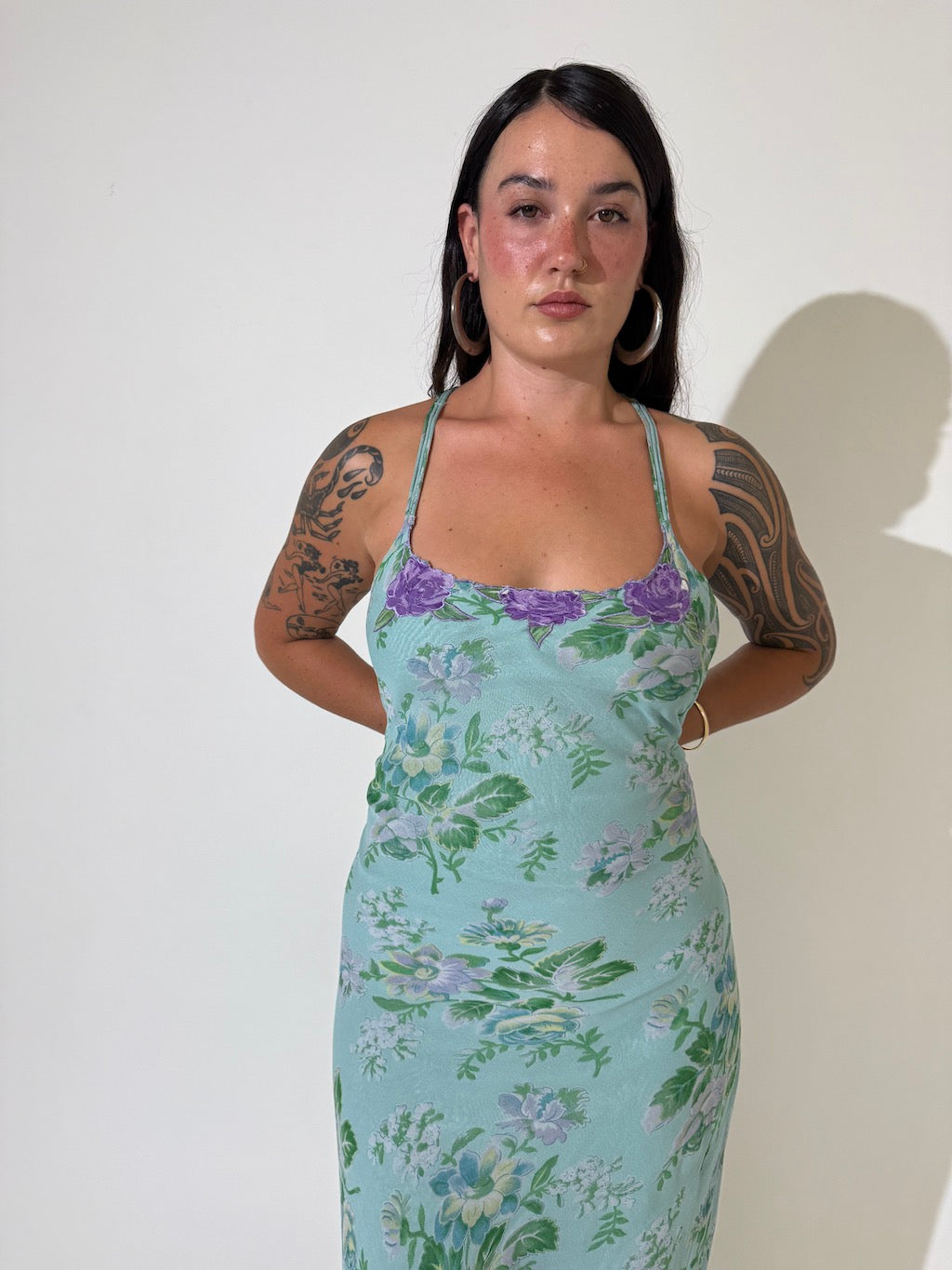 Wisteria Lane Y2K Midi Dress