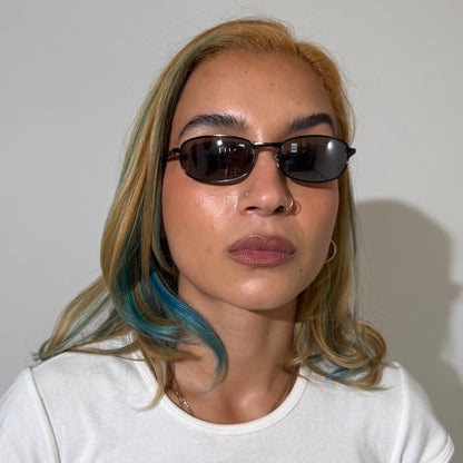 2000s Brown Maz Sunglasses