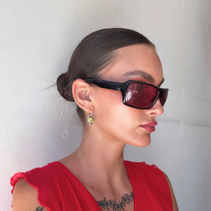 Deadstock Berry Tinted 90s Sunglasses