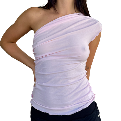 Drape Top - Baby Pink