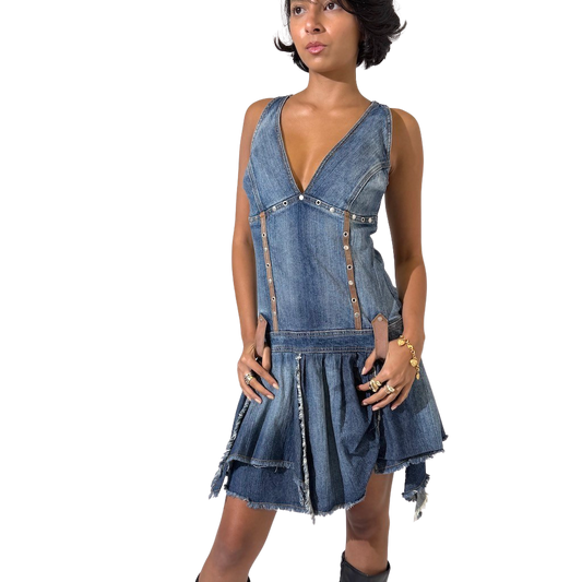Vintage Reworked Denim Dress