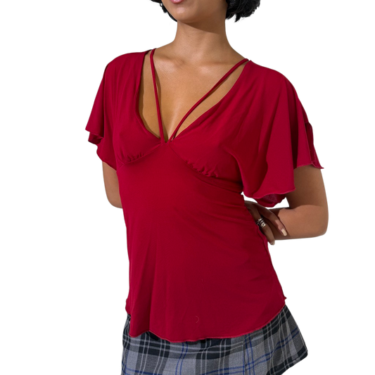 Sexy Deep Vee Top