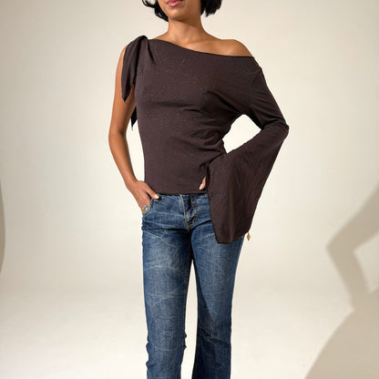 Off Shouler One Sleeve Top