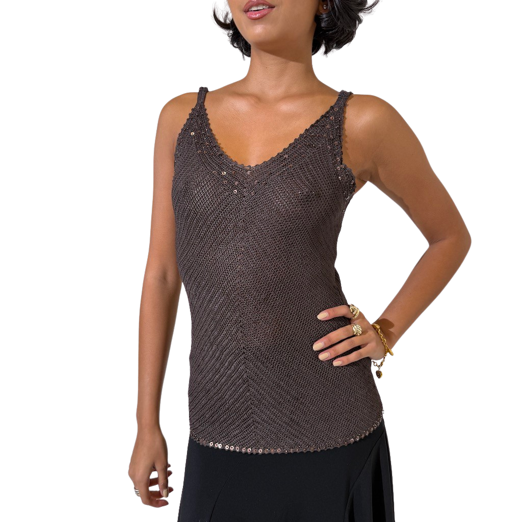 Knit Crochet 90s Cami