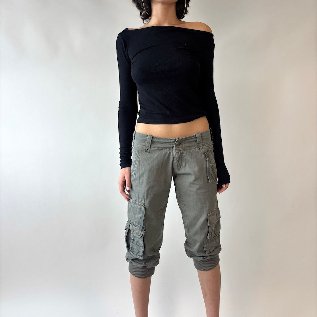 Military Cargo Deadstock Jorts