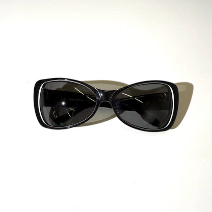 Miss Sixty Y2K Black Cat Eye Sunglasses