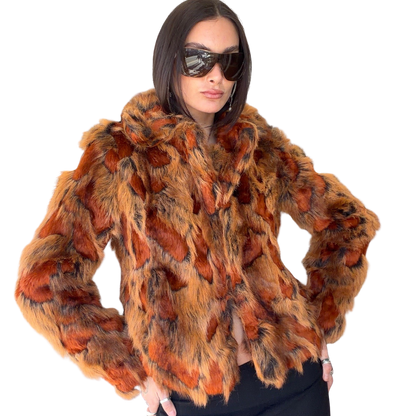 Fire Dragon Fur Jacket