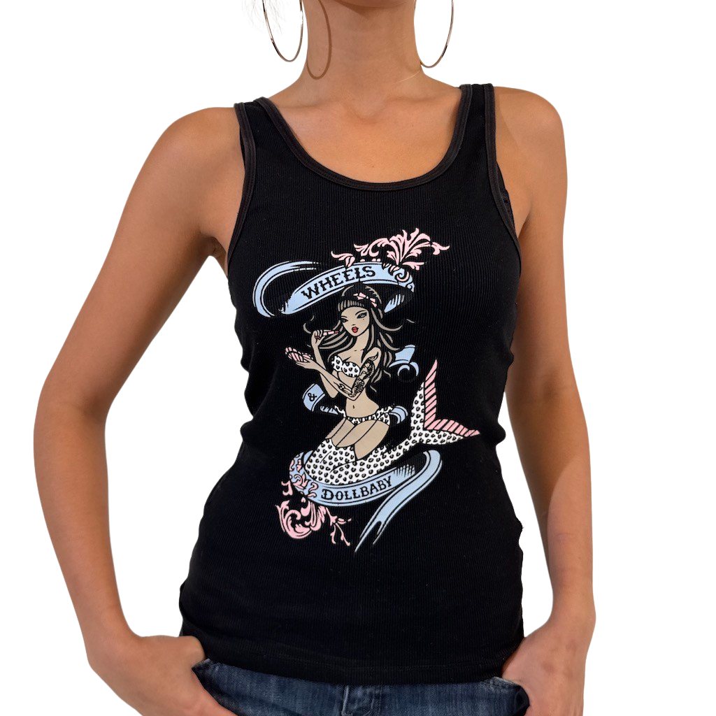Wheels And Doll Baby Mermaid Tank