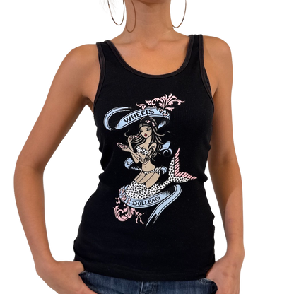 Wheels And Doll Baby Mermaid Tank