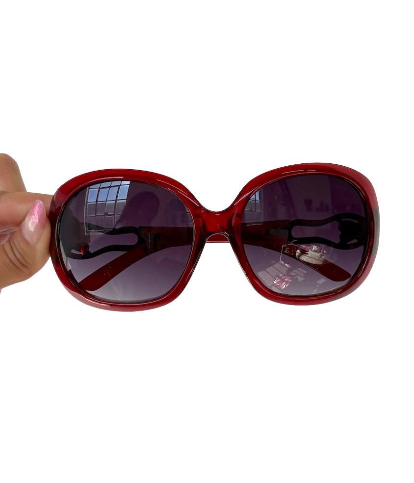 Deadstock Oversized Berry Sunglasses