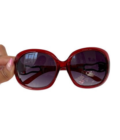 Deadstock Oversized Berry Sunglasses