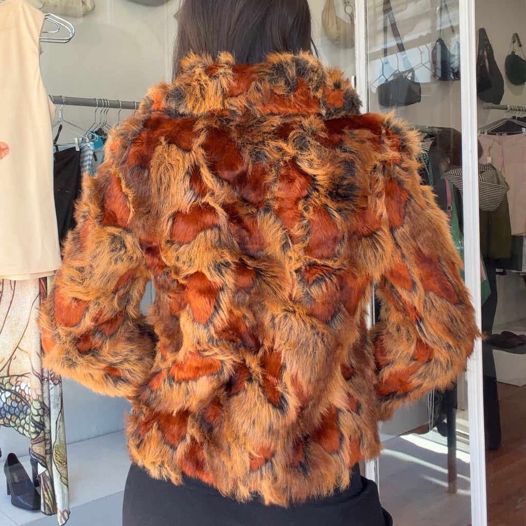 Fire Dragon Fur Jacket