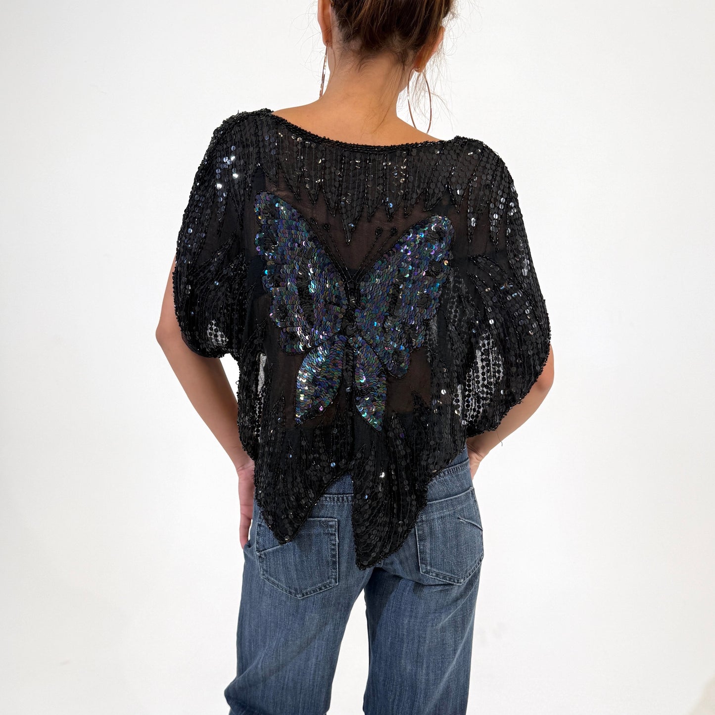 Glastonbury Butterfly Sequin Tee