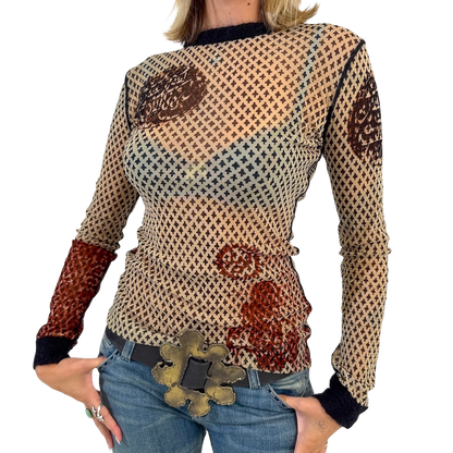 Jean Paul Gaultier JPG Mesh Top