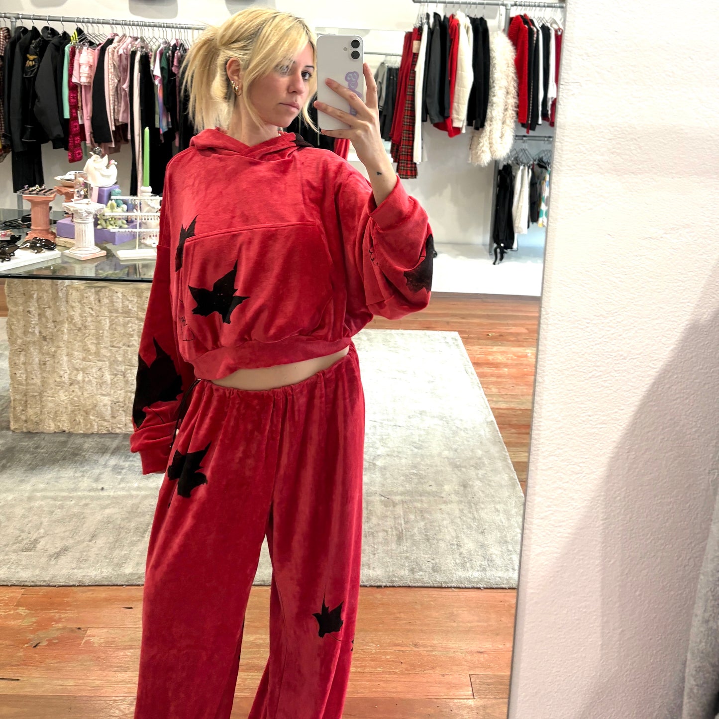 Yummy Mummy Hoodie - Red