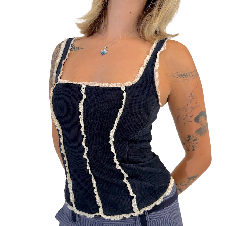Intimissimi Lace Trim Bustier Top