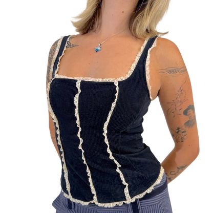 Intimissimi Lace Trim Bustier Top