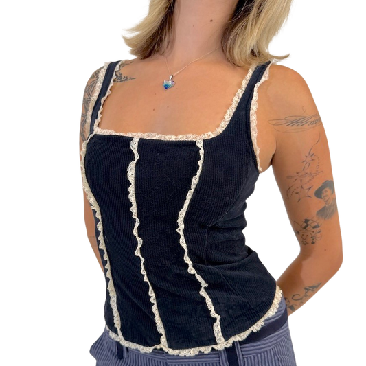 Intimissimi Lace Trim Bustier Top
