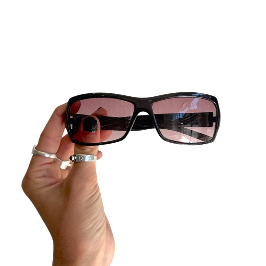 Deadstock Berry Tinted 90s Sunglasses
