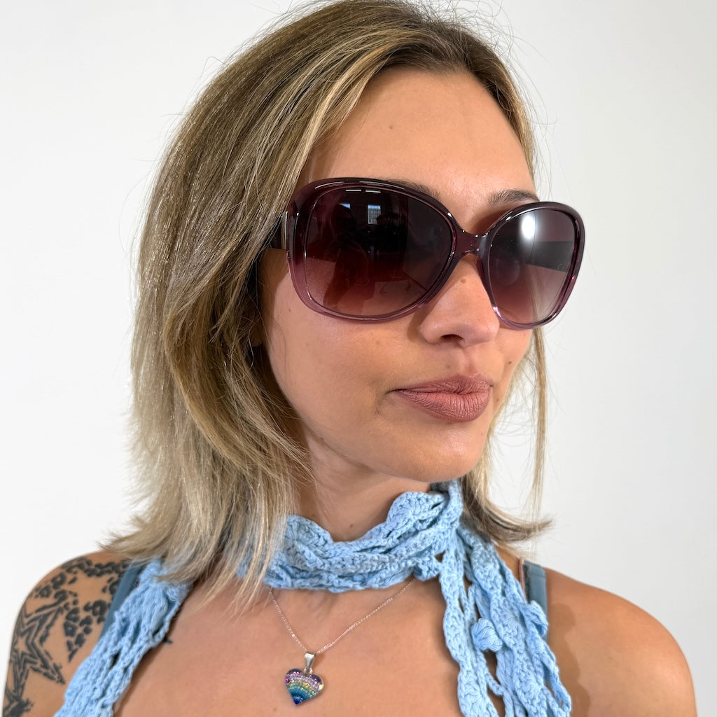 Plum 2000s Oversized Sunglasses