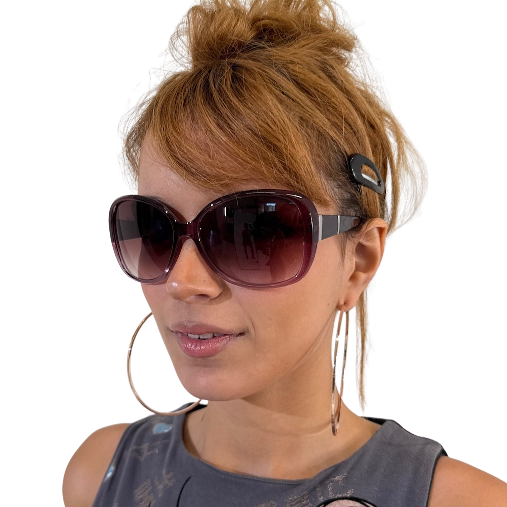 Plum 2000s Oversized Sunglasses