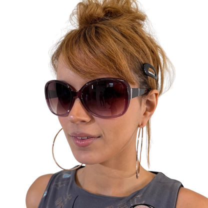 Plum 2000s Oversized Sunglasses