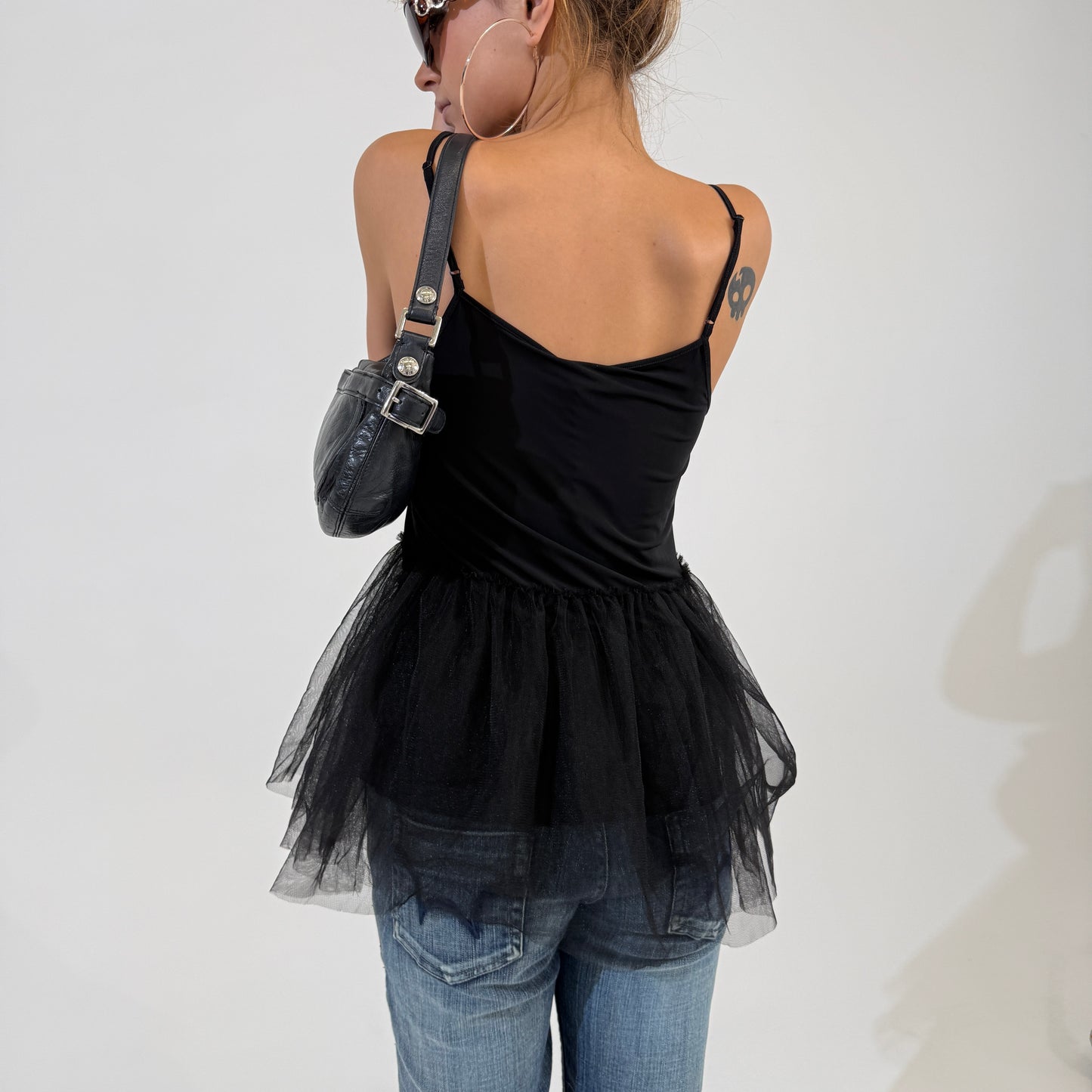 Black Tule Tutu Cami