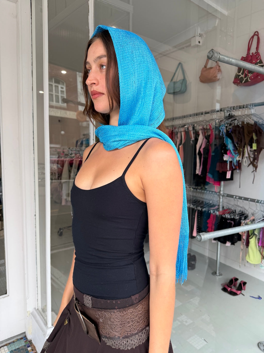 Aqua Blue Scarf