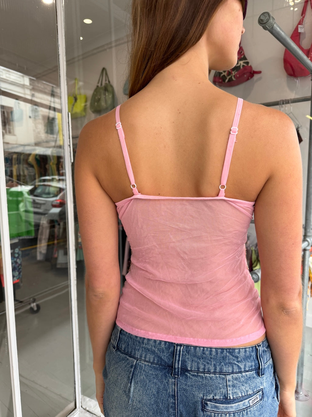 Fairy Beaded Mesh Cami