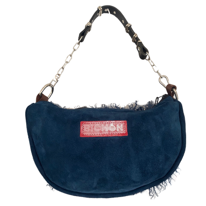 Fluffy Slouch Small - Blue