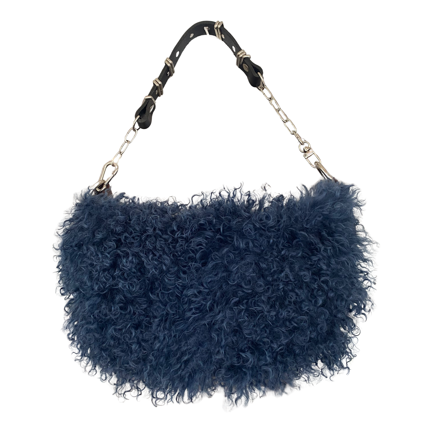 Fluffy Slouch Small - Blue
