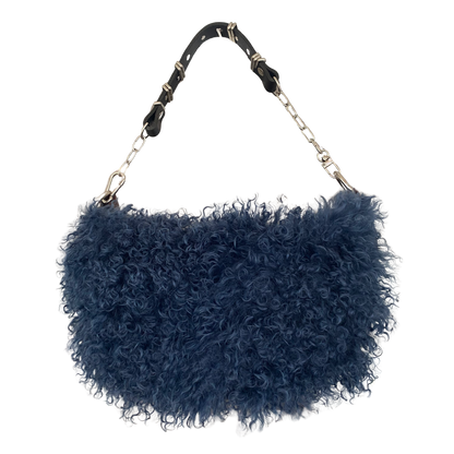 Fluffy Slouch Small - Blue