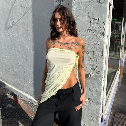 Bubble Drape Skirt - Butter