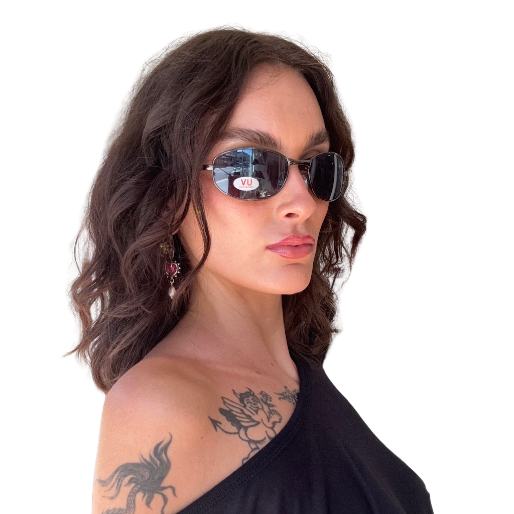 2000s Metallic Crome Norm Core Sunglasses