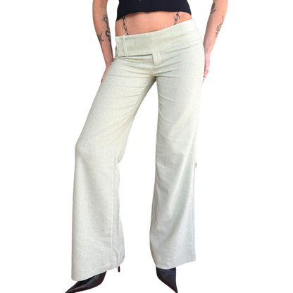 Minty Low Rise Trousers Pants