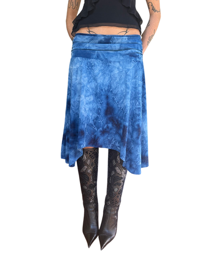 Ocean 2000s Tie Dye Pixie Midi Skirt