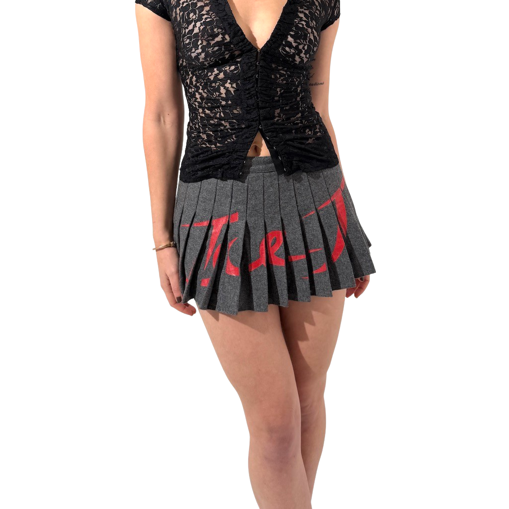 Iceberg Pleated Mini Skirt