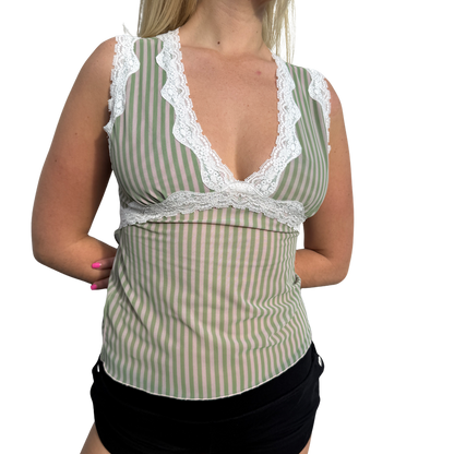 Clare Top Pink & Lime