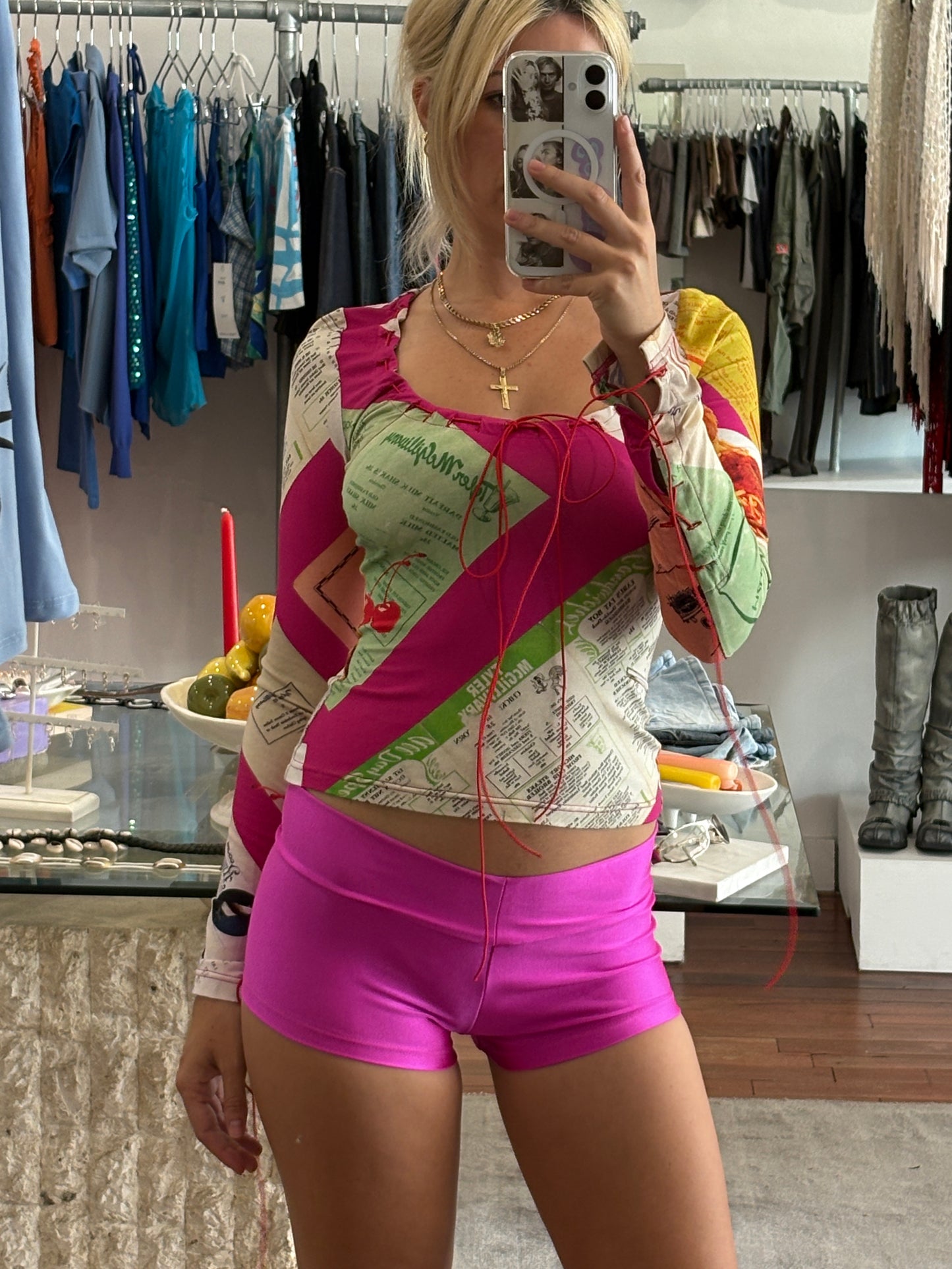 Hot Pink Booty Shorts