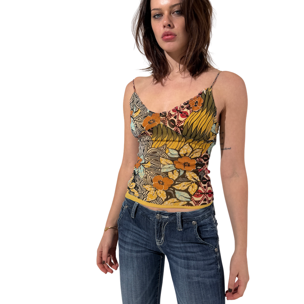 Autumn 70's Print Cami