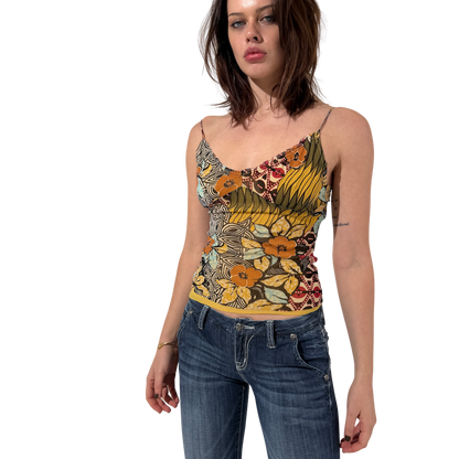 Autumn 70's Print Cami